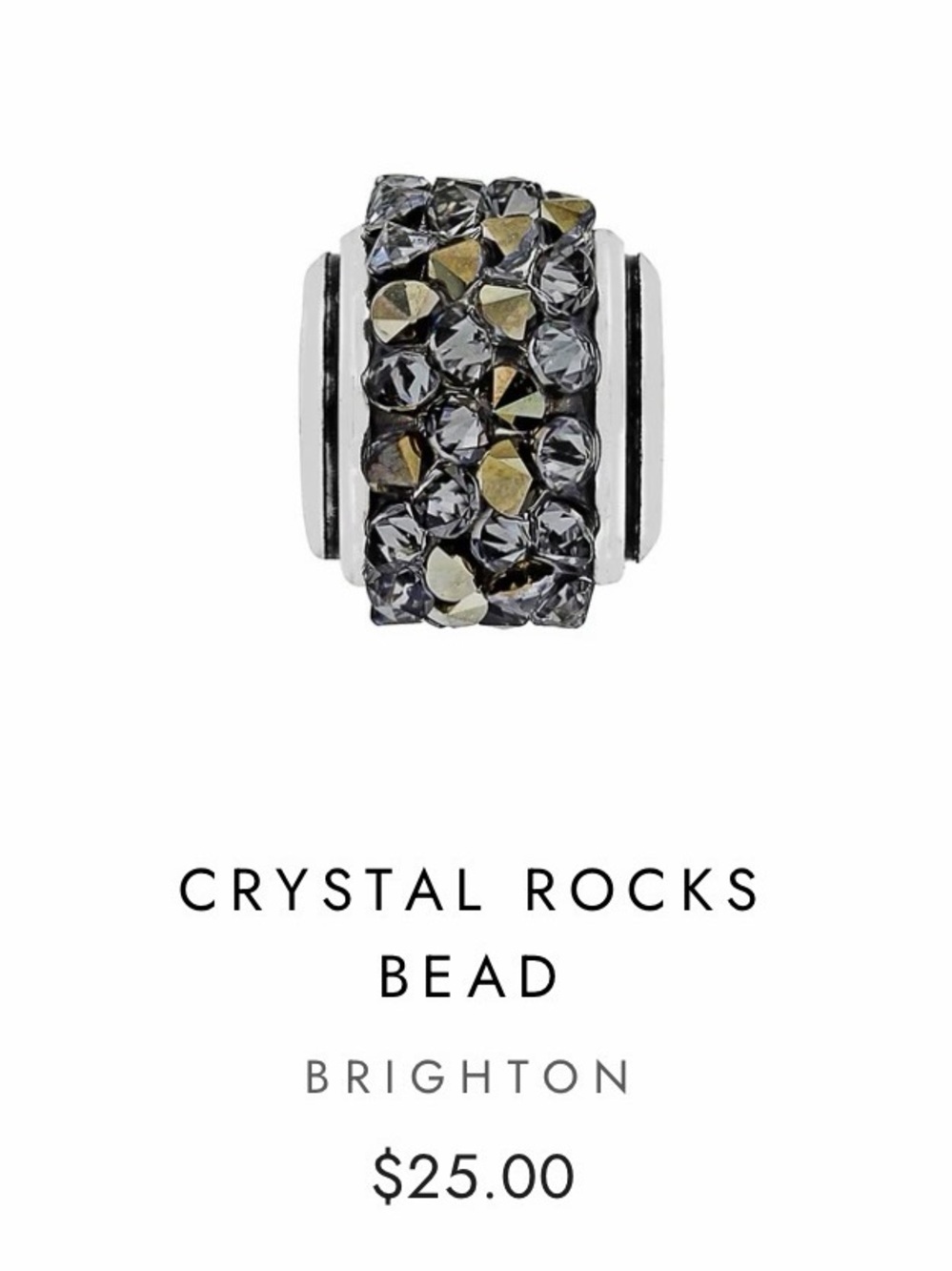 🤍Brighton ‘Crystal Rocks’ Spacer/Bead!